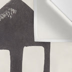 Tiny Houses #2 | Hand-printed Linocut Wall Tapestry Gallery Image 3