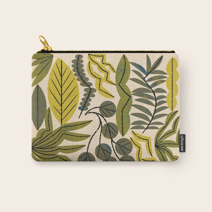 Leaf Collection No. 2 Carry All Pouch Gallery Image 1