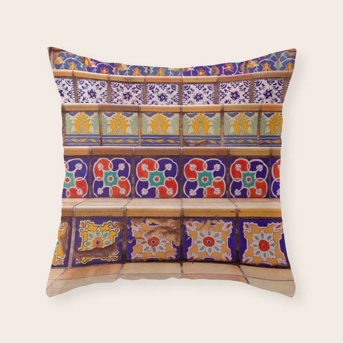 Colors of San Antonio Throw Pillow Gallery Image 1
