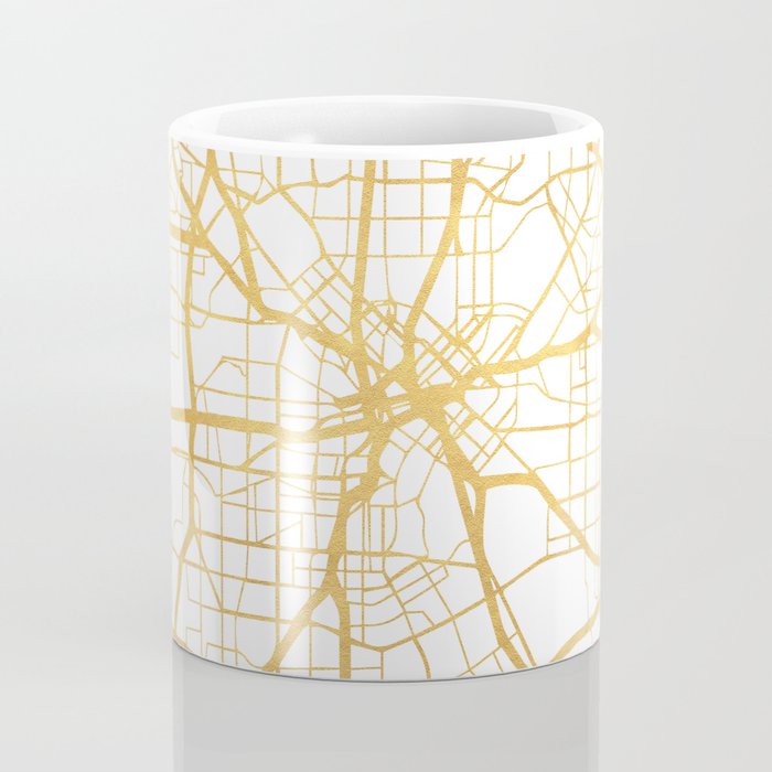 DALLAS TEXAS CITY STREET MAP ART Coffee Mug Gallery Image 4