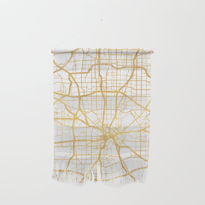 DALLAS TEXAS CITY STREET MAP ART Wall Hanging Gallery Image 1