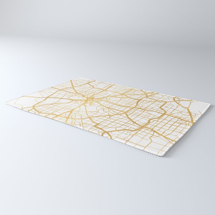 DALLAS TEXAS CITY STREET MAP ART Rug Gallery Image 3