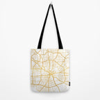 DALLAS TEXAS CITY STREET MAP ART Tote Bag Gallery Image 2