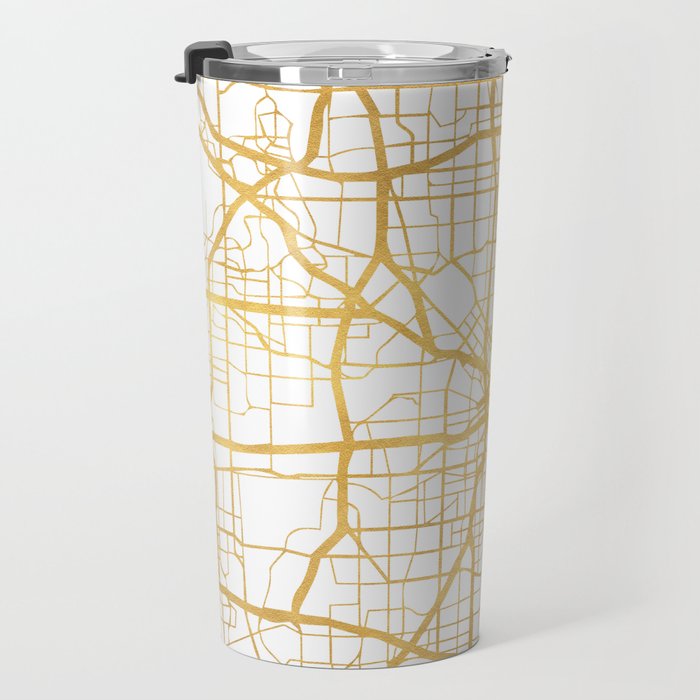 DALLAS TEXAS CITY STREET MAP ART Travel Mug Gallery Image 3