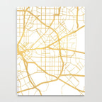DALLAS TEXAS CITY STREET MAP ART Notebook Gallery Image 4