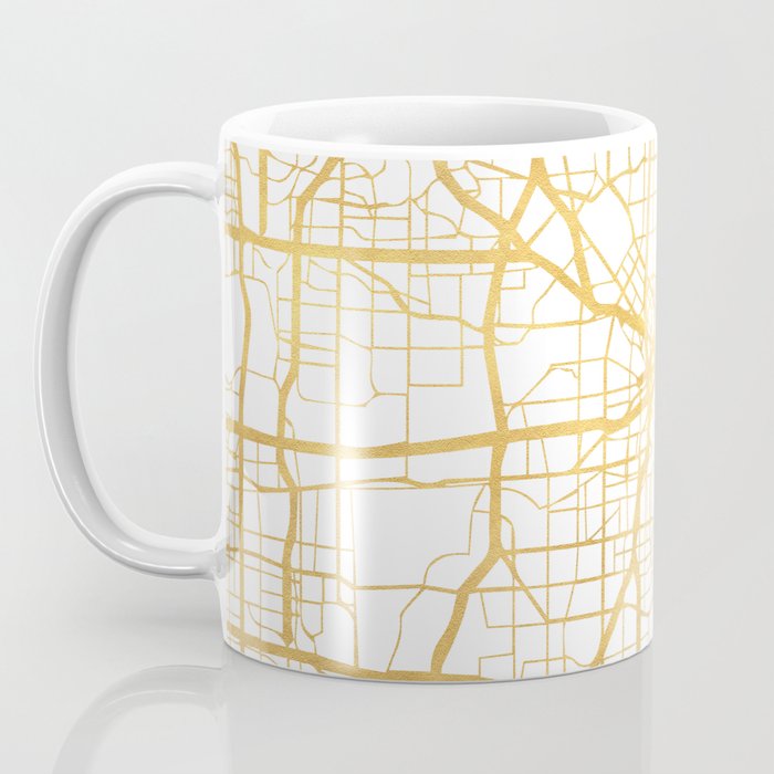 DALLAS TEXAS CITY STREET MAP ART Coffee Mug Gallery Image 3