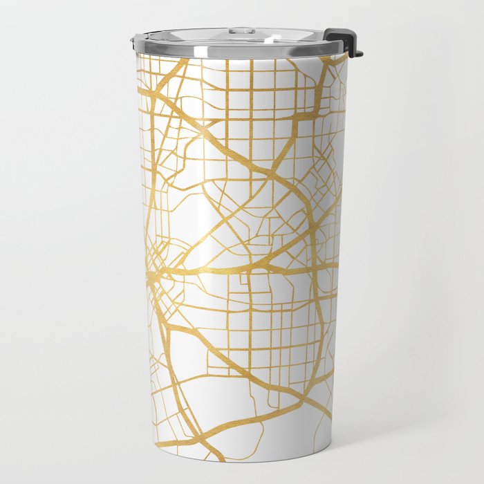 DALLAS TEXAS CITY STREET MAP ART Travel Mug Gallery Image 2