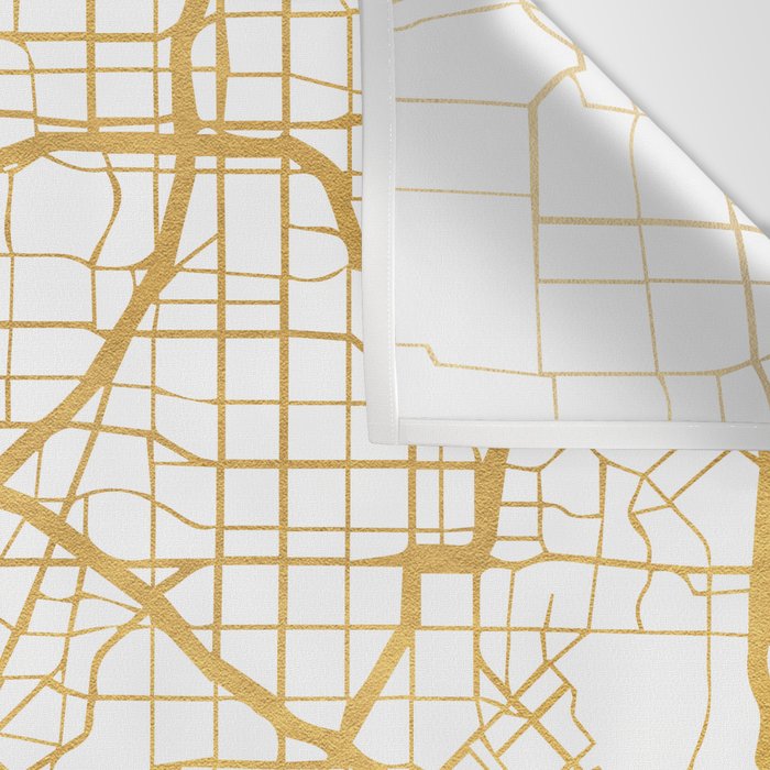 DALLAS TEXAS CITY STREET MAP ART Wall Tapestry Gallery Image 3