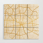 DALLAS TEXAS CITY STREET MAP ART Wood Wall Art Gallery Image 1