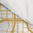 DALLAS TEXAS CITY STREET MAP ART Comforter Gallery Image 4