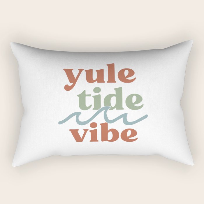YuleTide Vibe Rectangular Pillow Gallery Image 1