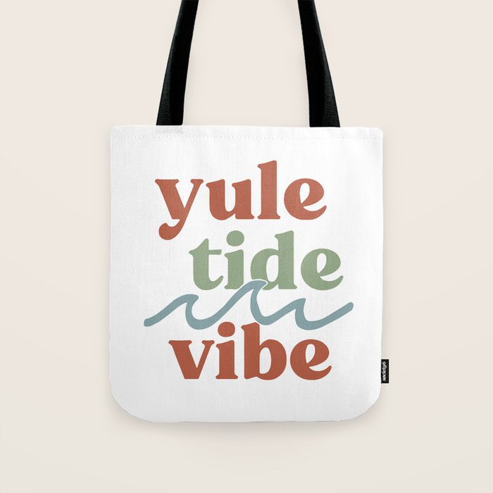 YuleTide Vibe Tote Bag Gallery Image 1