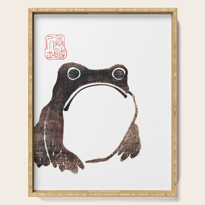 Matsumoto Hoji Frog Serving Tray Gallery Image 1