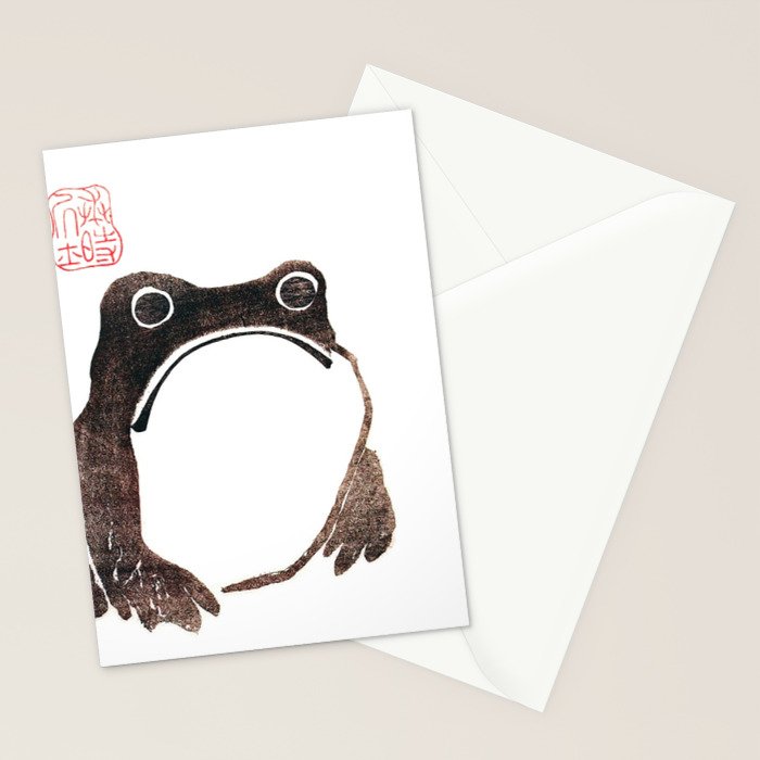 Matsumoto Hoji Frog Stationery Card Gallery Image 2