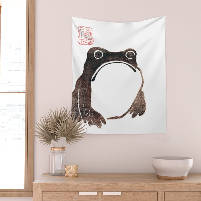 Matsumoto Hoji Frog Wall Tapestry Gallery Image 2