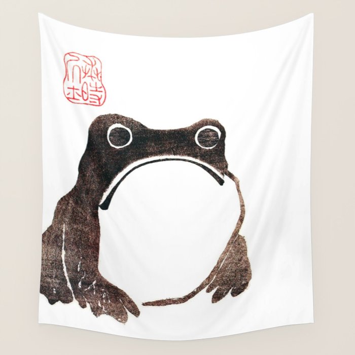 Matsumoto Hoji Frog Wall Tapestry Gallery Image 1