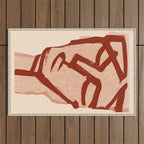 Abstract Face 91 Outdoor Rug Gallery Image 1