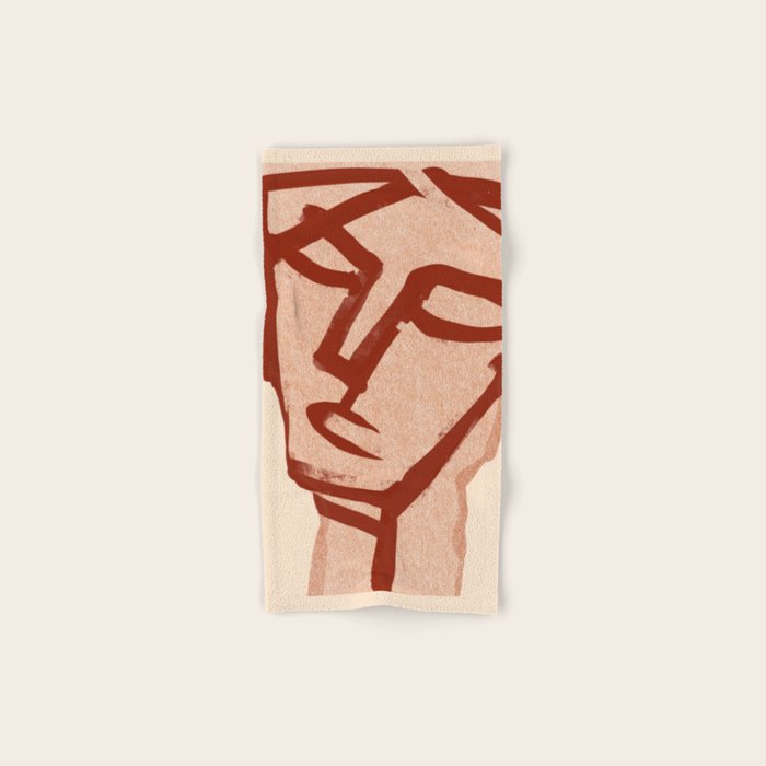 Abstract Face 91 Bath Towel Gallery Image 1