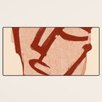 Abstract Face 91 Desk Mat Gallery Image 3