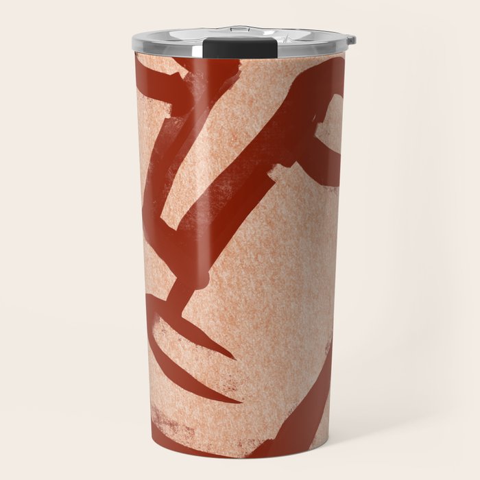 Abstract Face 91 Travel Mug Gallery Image 1