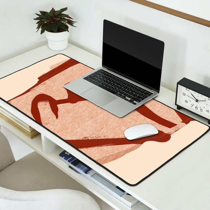 Abstract Face 91 Desk Mat Gallery Image 2