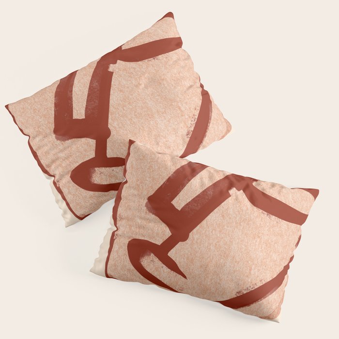 Abstract Face 91 Pillow Sham Gallery Image 1