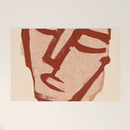 Abstract Face 91 Welcome Mat Gallery Image 1