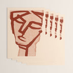 Abstract Face 91 Wrapping Paper Gallery Image 3