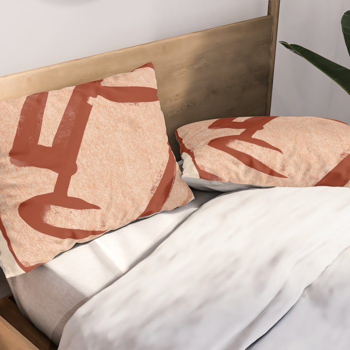 Abstract Face 91 Pillow Sham Gallery Image 2