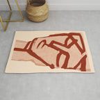 Abstract Face 91 Rug Gallery Image 1