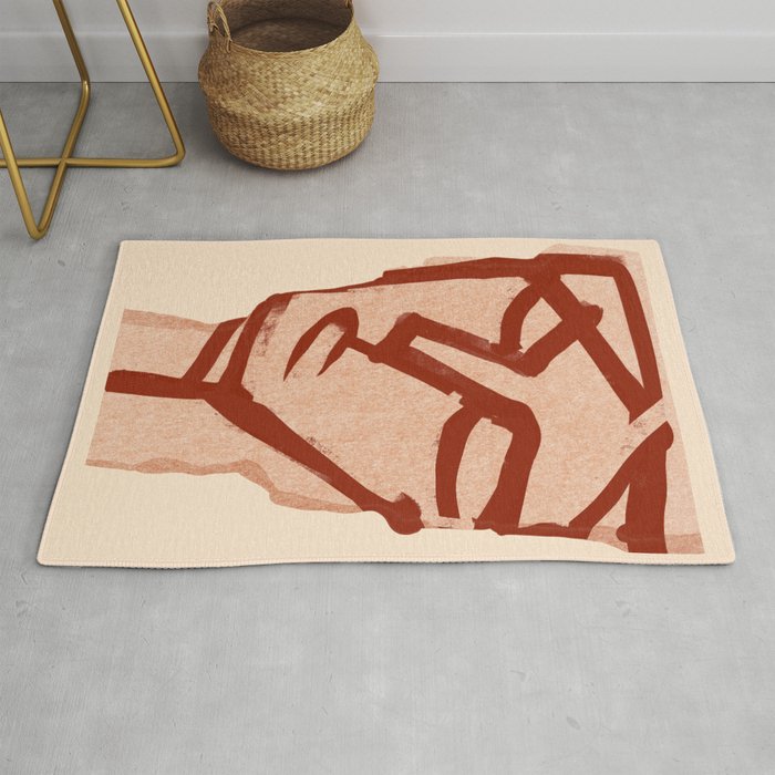 Abstract Face 91 Rug Gallery Image 1