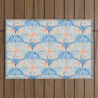 Chic Floral Decor BP Outdoor Rug Gallery Image 1