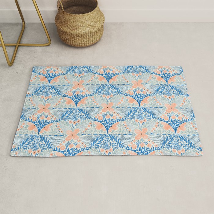 Chic Floral Decor BP Rug Gallery Image 1