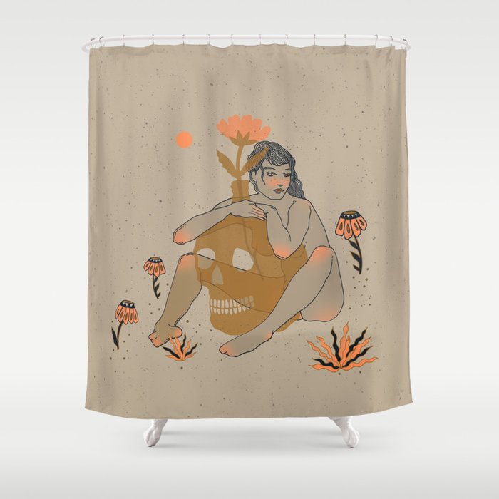 Bloom Jar Shower Curtain Gallery Image 1