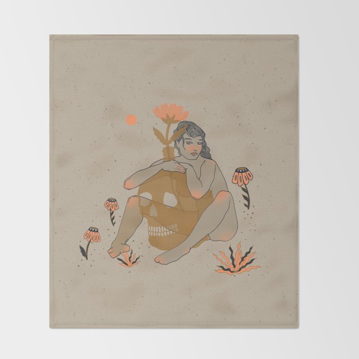 Bloom Jar Throw Blanket Gallery Image 2