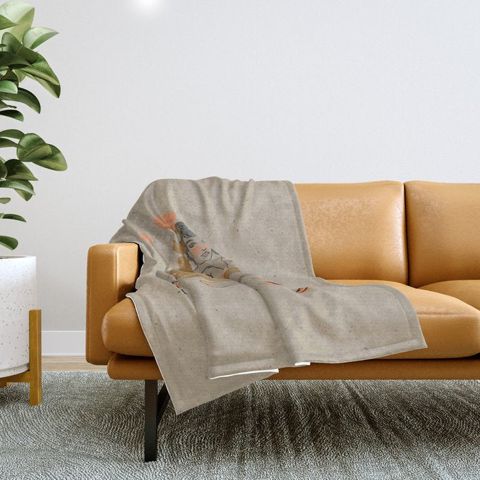 Bloom Jar Throw Blanket Gallery Image 1