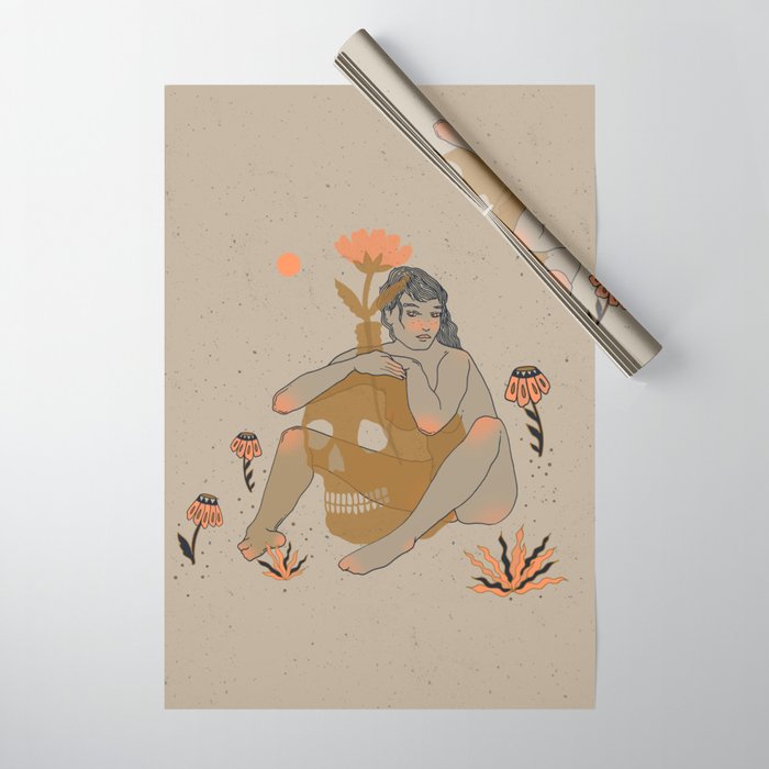 Bloom Jar Wrapping Paper Gallery Image 1