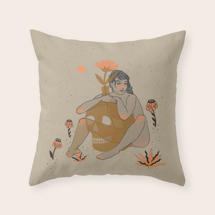 Bloom Jar Throw Pillow Gallery Image 6