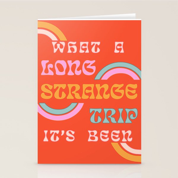 LONG, STRANGE TRIP Stationery Card Gallery Image 1