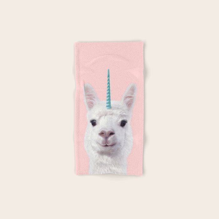 ALPACA UNICORN Bath Towel Gallery Image 1