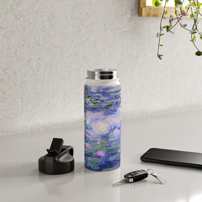 Claude Monet Water Lilies Water Bottle Gallery Image 4