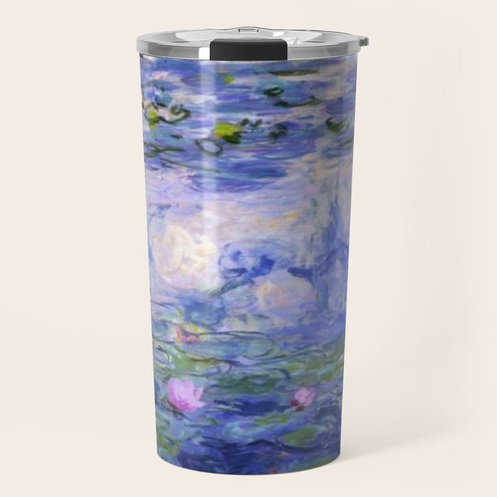 Claude Monet Water Lilies Travel Mug Gallery Image 1