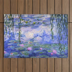 Claude Monet Water Lilies Outdoor Rug Gallery Image 1