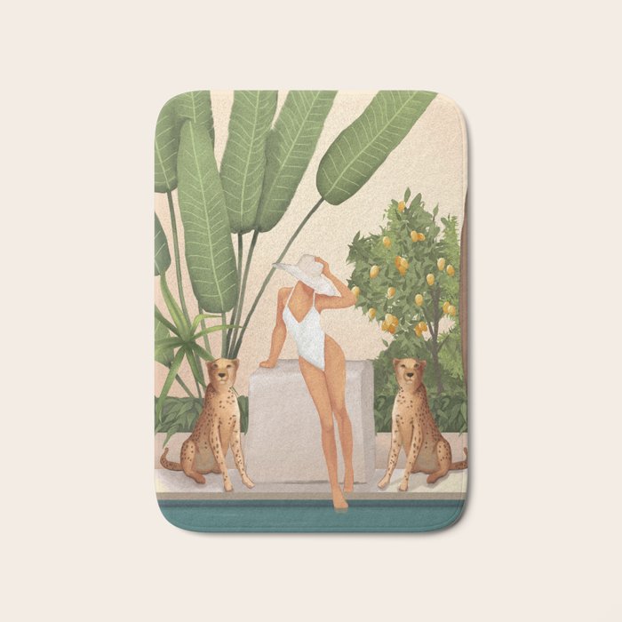 Summer in the Wild Bath Mat Gallery Image 1