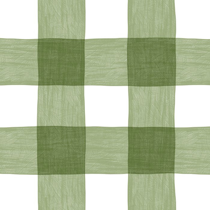 Hand Painted Gingham in Sage Green  Coffee Mug Gallery Image 2