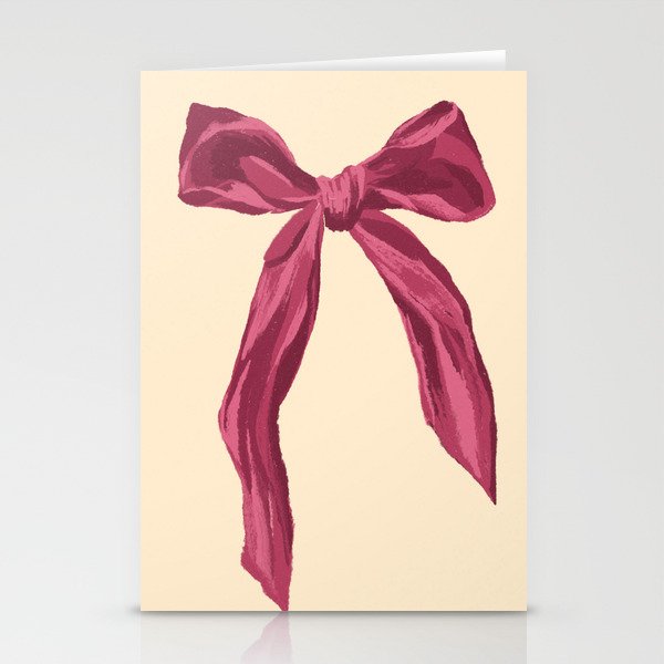 Romantic Bow Stationery Card Gallery Image 2