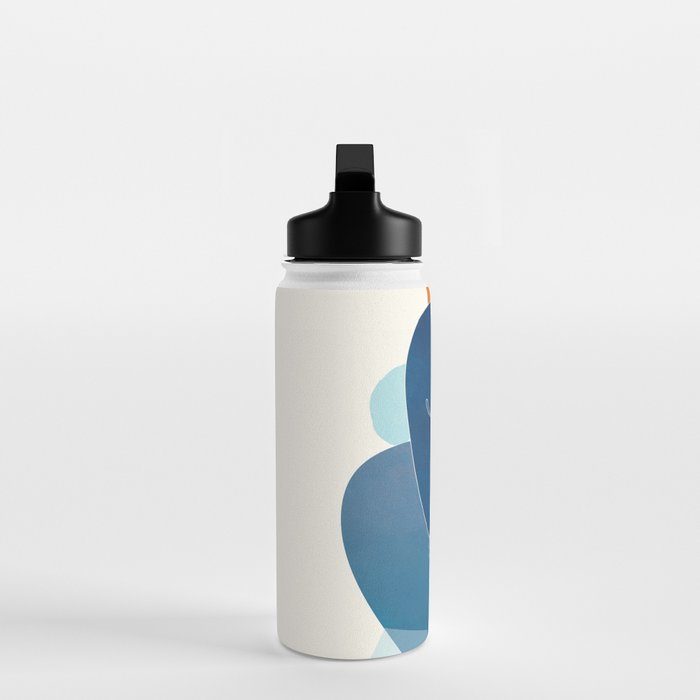 Abstract Mask Design 2 Water Bottle Gallery Image 3