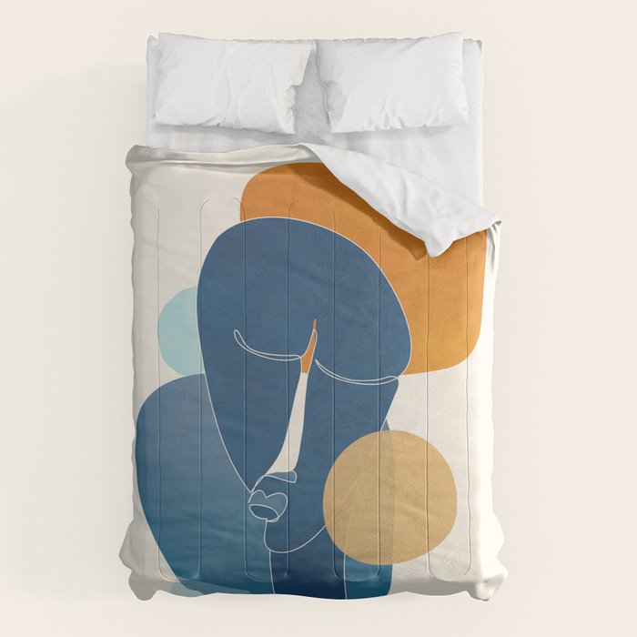 Abstract Mask Design 2 Comforter Gallery Image 6