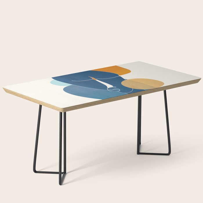 Abstract Mask Design 2 Coffee Table Gallery Image 1