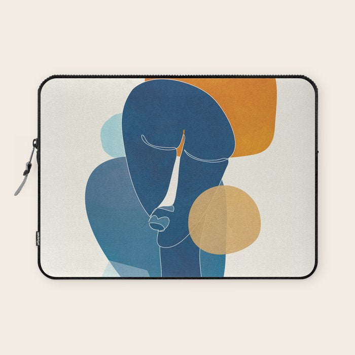 Abstract Mask Design 2 Laptop Sleeve Gallery Image 1